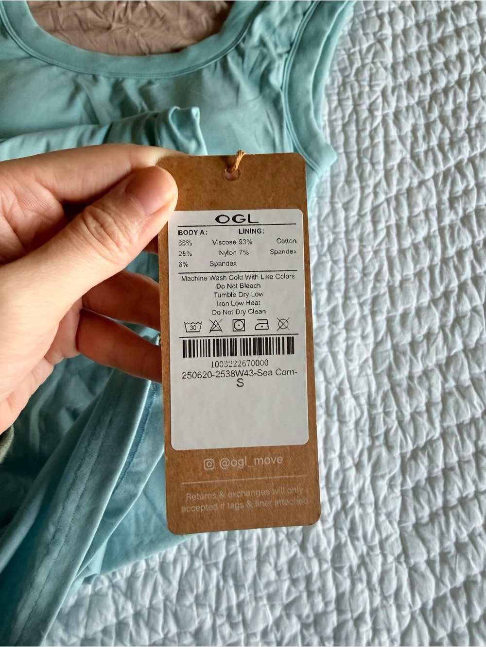 OGL Sea Corn Blue Sleeveless Midi Dress - Picture 4 of 6